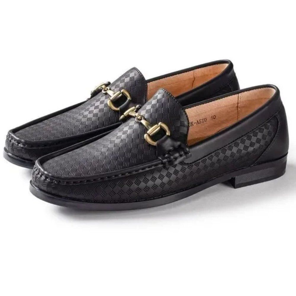 New Men’s Loafer Shoes for Daily Black 01
